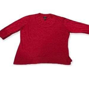 Lane Bryant Red Sweater size 22/24